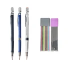 1 @ #2,0 мм механический карандаш 2B, ручка для рисования, 12 цветов, карандаш для рисования