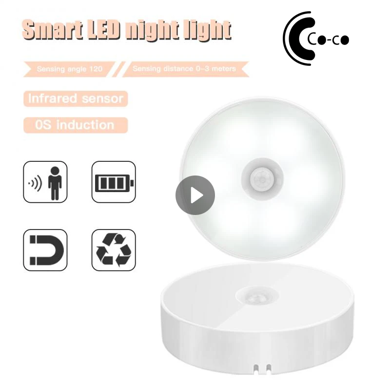 

2 шт., сенсорный выключатель движения для кухни, 5 Вт