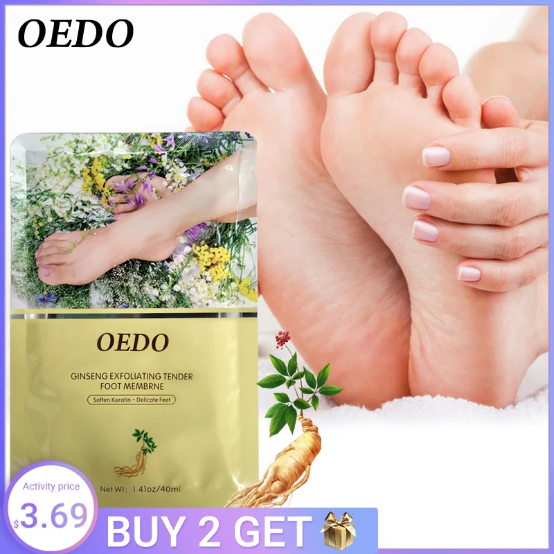 Отшелушивающая маска для ног OEDO цельный удаления омертвевшей кожи уход за ногами