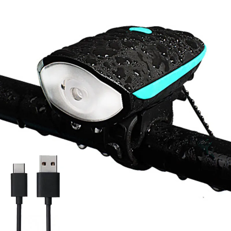 

Night bike bicycle light With Bell horn reflector Waterproof lightset lamp FlashlightMultifunction Cycle Lamp Bike Accessorie