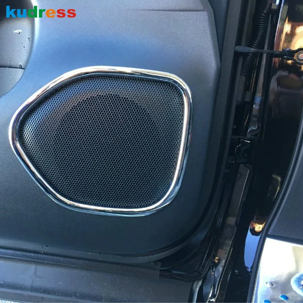 

For Nissan Serena C27 2016 2017 2018 2019 ABS Car Door Speaker Cover Trim Audio Loudspeaker Frame Sticker Interior Accessories