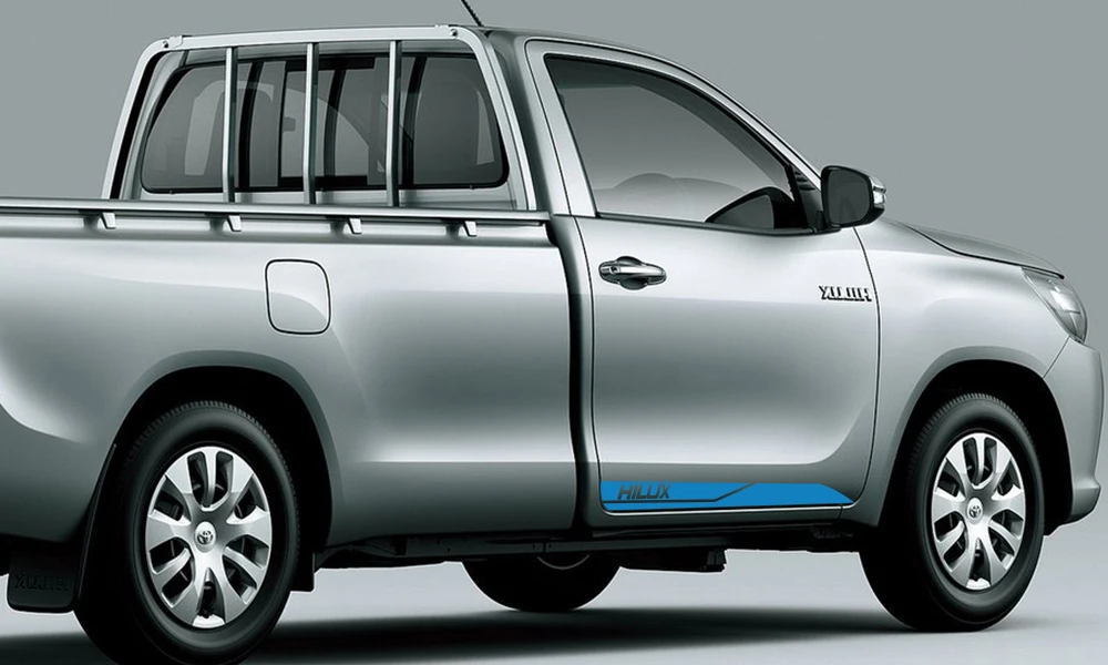 2 шт. боковые наклейки на двери автомобиля для Toyota Hilux Revo Vigo Автомобильная виниловая пленка DIY Наклейка спортивный стиль автомобильные принадлежности для тюнинга