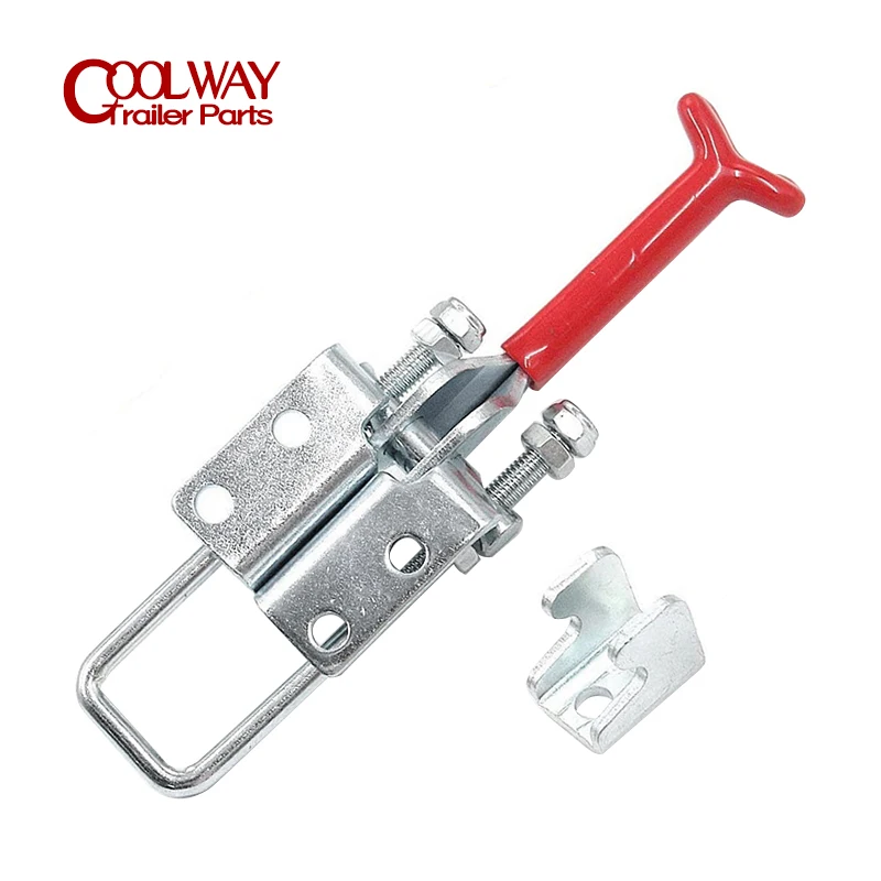 2PCS Metal Lever Latch Fastener Adjustable Quick Release Pull Toggle Clamps Door Cabinet Box Case Trailer Parts | Автомобили и