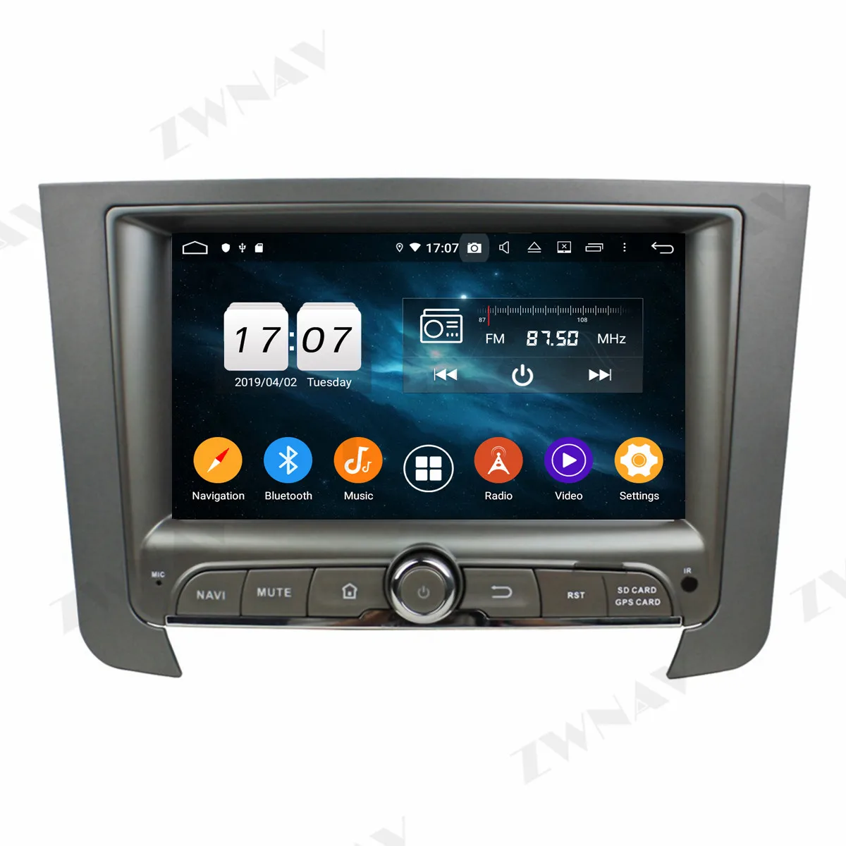Carplay радио Bluetooth видео для Ssangyong REXTON 2014 Автомобильный мультимедийный центральный 2
