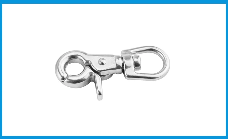 2X BSET MATEL сумка из нержавеющей стали 316 Вертлюг карабины застежки плетеные