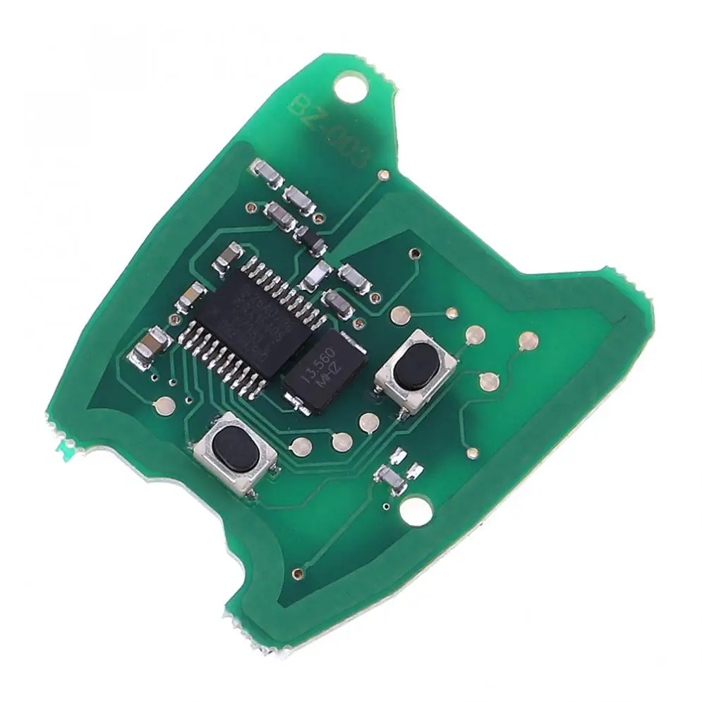 433 МГц 2 кнопки без ключа разблокированный дистанционный брелок с чипом PCF7961 и