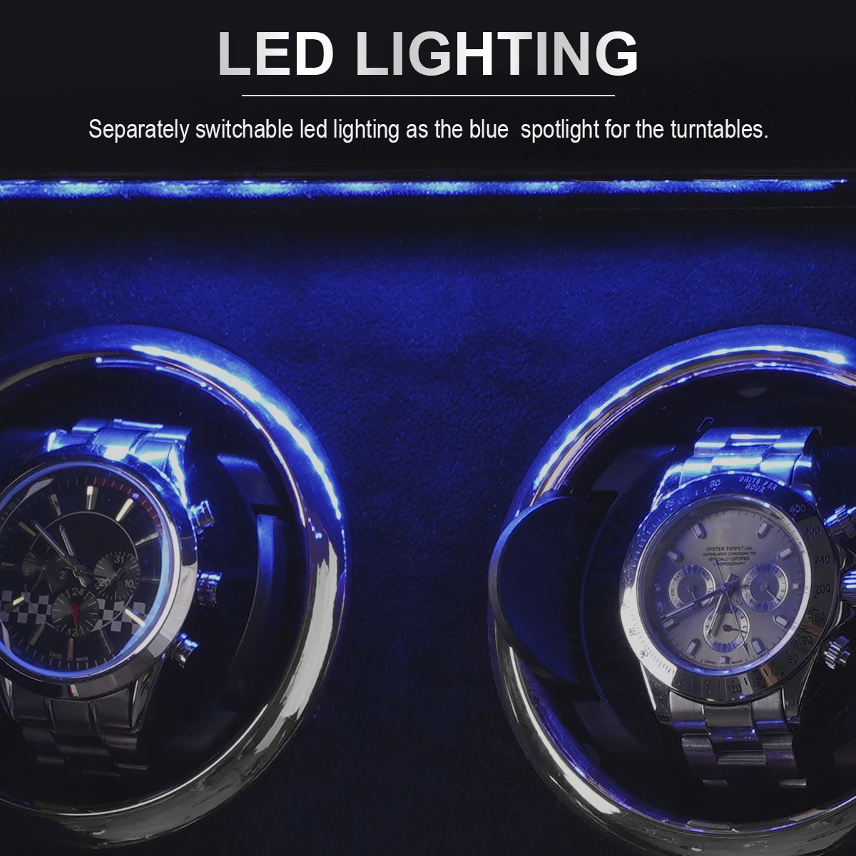 Автоматическое устройство для намотки часов XTELARY со светодиодный Ной подсветкой