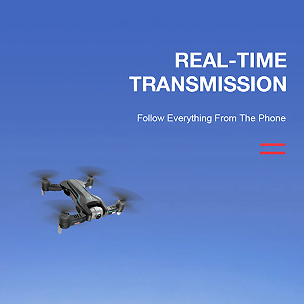 S20W 2 4 Ghz 4CH Attitude Hold 120 ° 1080P WIFI оптический поток две камеры RC Дрон Квадрокоптер дети