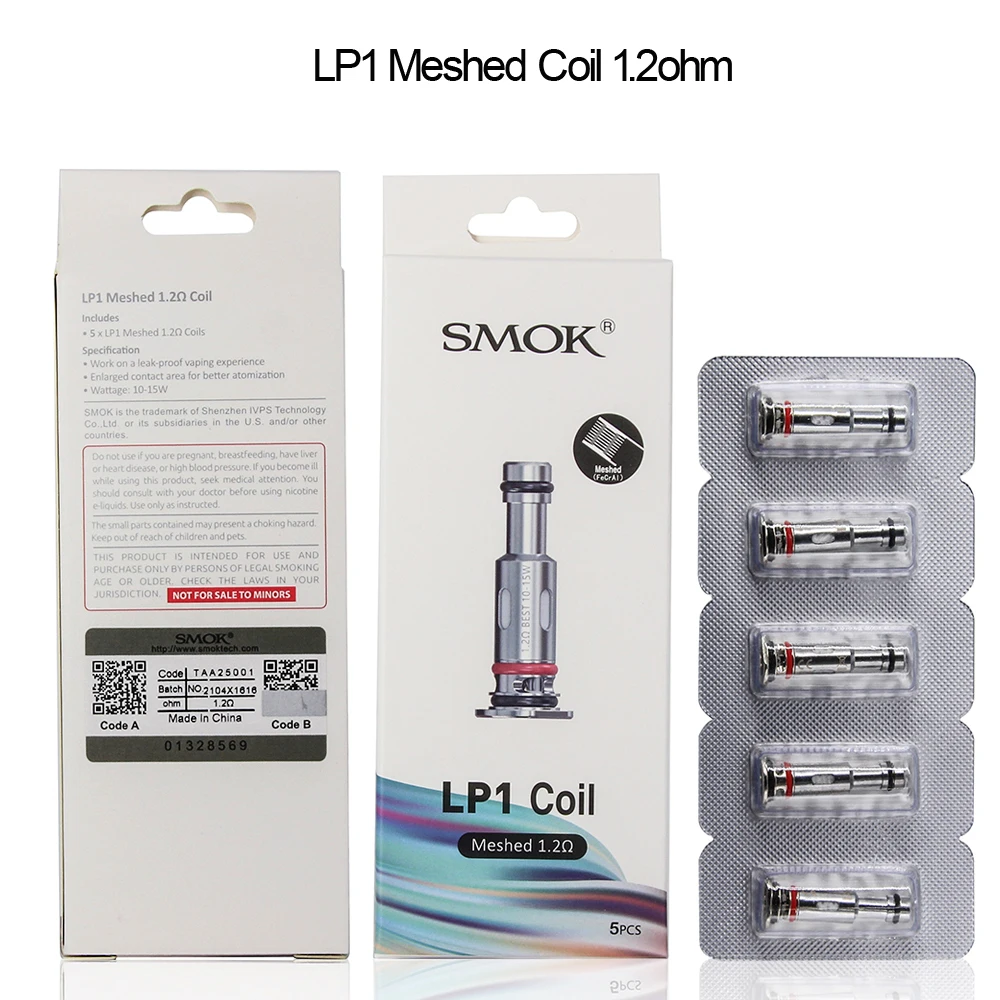 Картридж SMOK LP 1 2 спирали LP2 LP1 для RPM 4 NOVO | Электроника