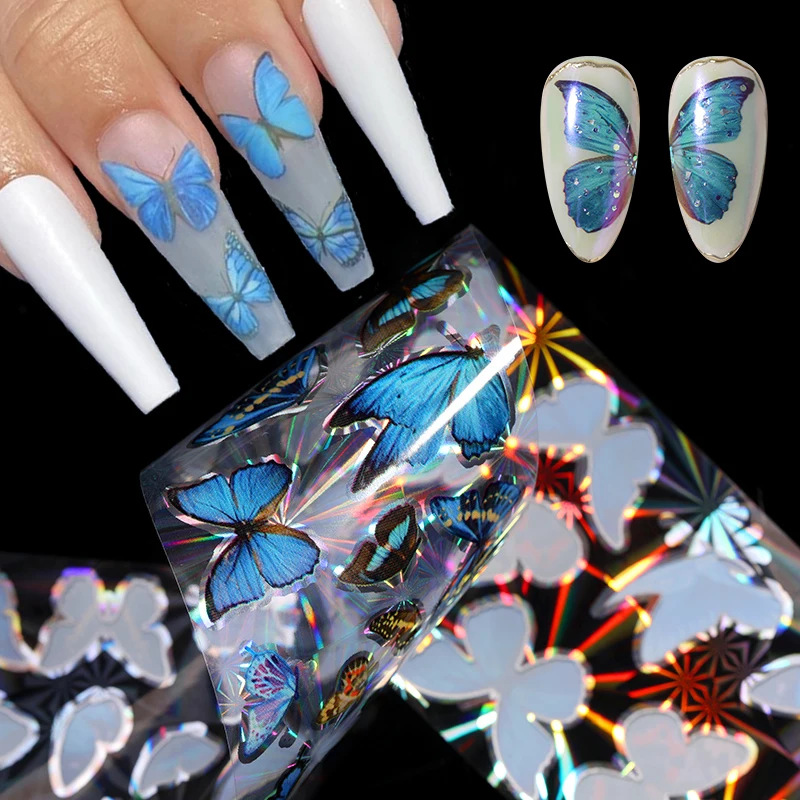10 шт. переливающиеся наклейки для ногтей | Красота и здоровье