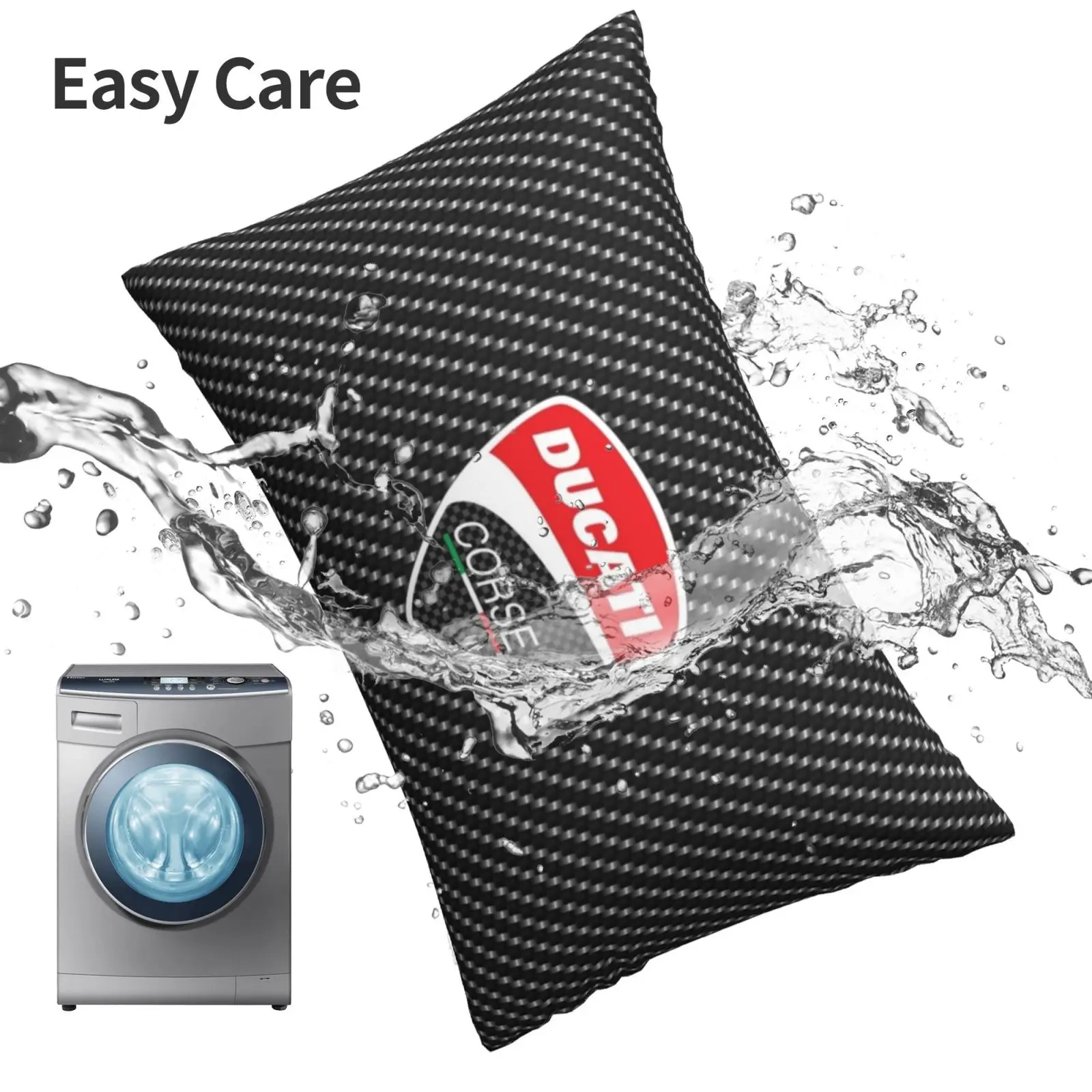 Чехол с карбоновой подушкой эмблемой 20x30 50*75 чехол изображением дивана спальни