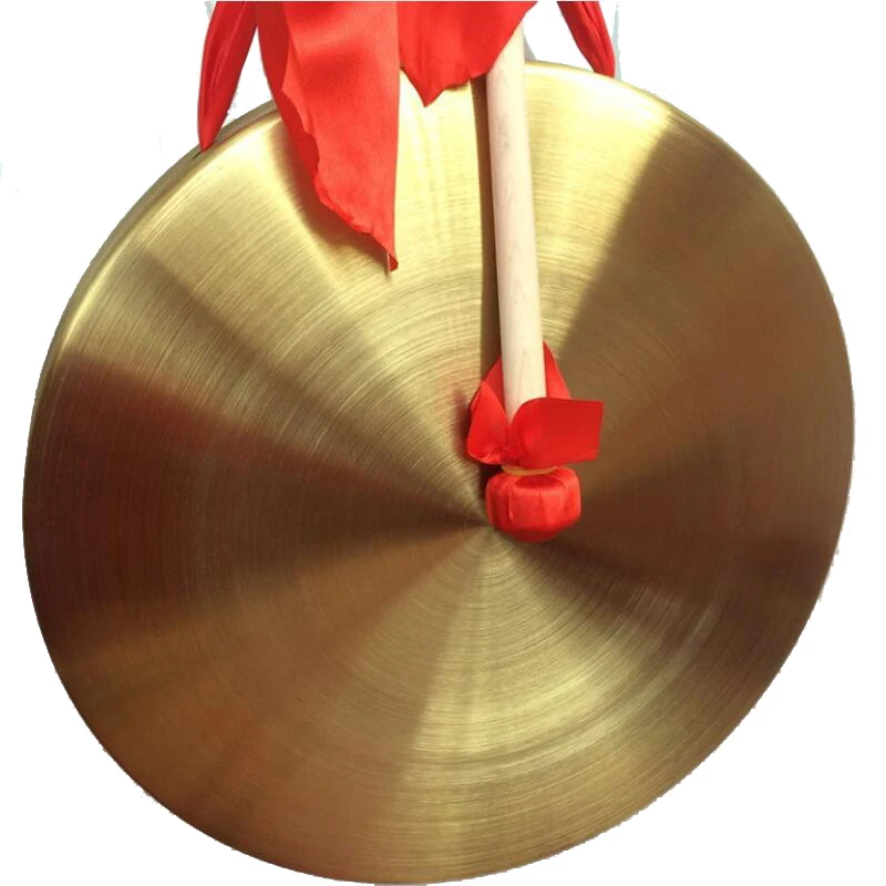 Yellow brass Gong 15cm,18cm,22cm,25cm Hand Gong Chinese percussion musical instruments