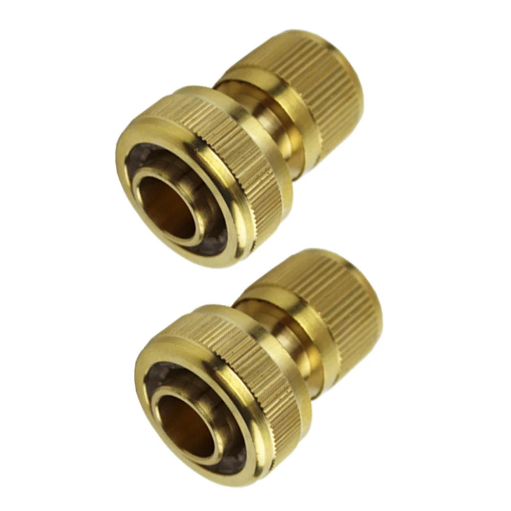 

3/4 inch Brass Hose Coupling Joint Garden Watering Tubing Fittings Tap Irrigation Water Pipe Adapter Extender Quick Connector