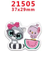 PR-21505 Наборы для творчества Герой мультфильма с плоской задней частью Плоские наклейки 30 штук. PR-21028-21799 - Цвет: PR-21505