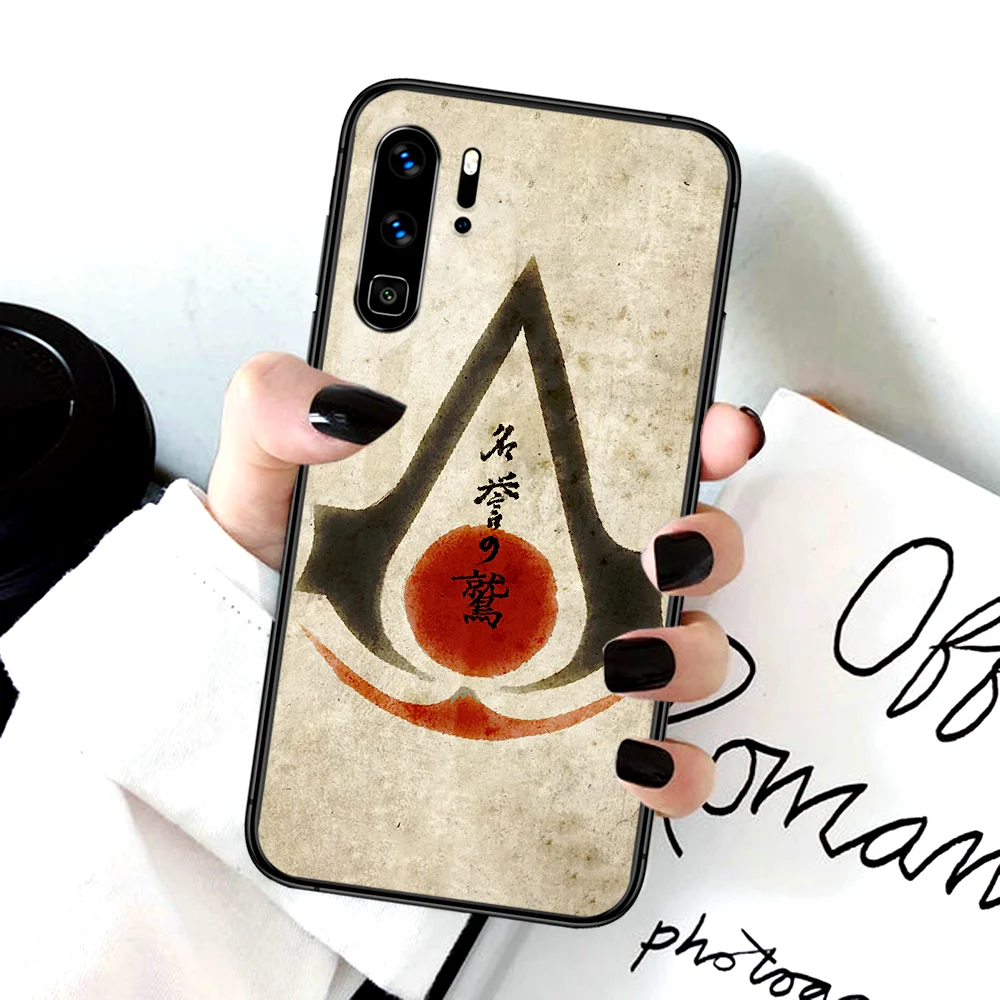 

Assassin's Creed Game Phone Case For Huawei P Mate Smart 10 20 30 40 Lite Z 2019 Pro black Hoesjes Pretty Waterproof Soft Etui