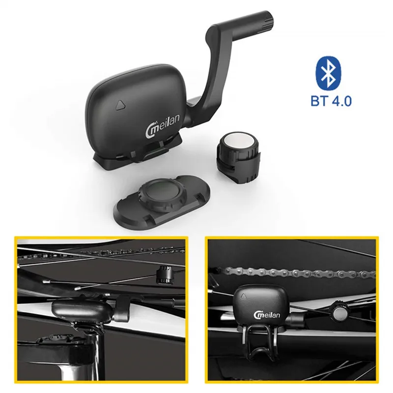 Meilan GPS Bicycle Computer Wireless Speedometer Cycling Navigation BLU4.0/ANT+ Bike Odometer Speed / Cadence Sensor | Спорт и