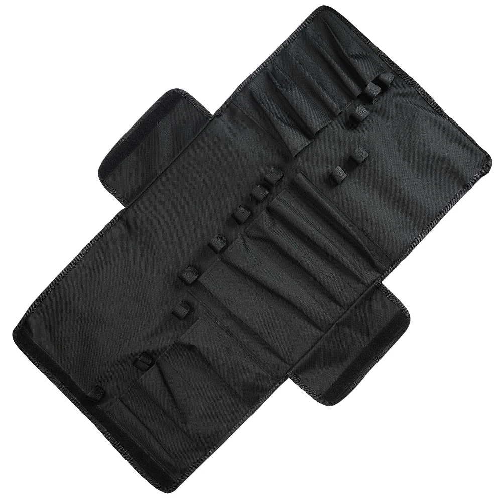 

Chef Knife Bag Roll Bag Carry Case Bag Kitchen Cooking Portable Durable Storage Tool 6 8 12 13 Pockets Cool Black Roll Bag Case