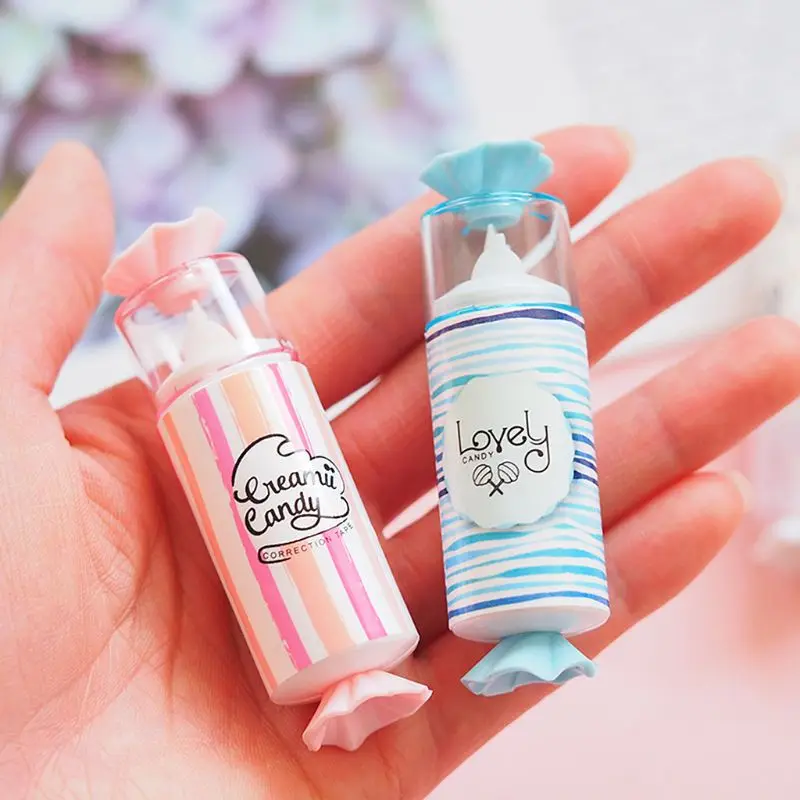 

5PC Cute Candy Style Correction Tape Student School Supplies Office Accessories 1XCE