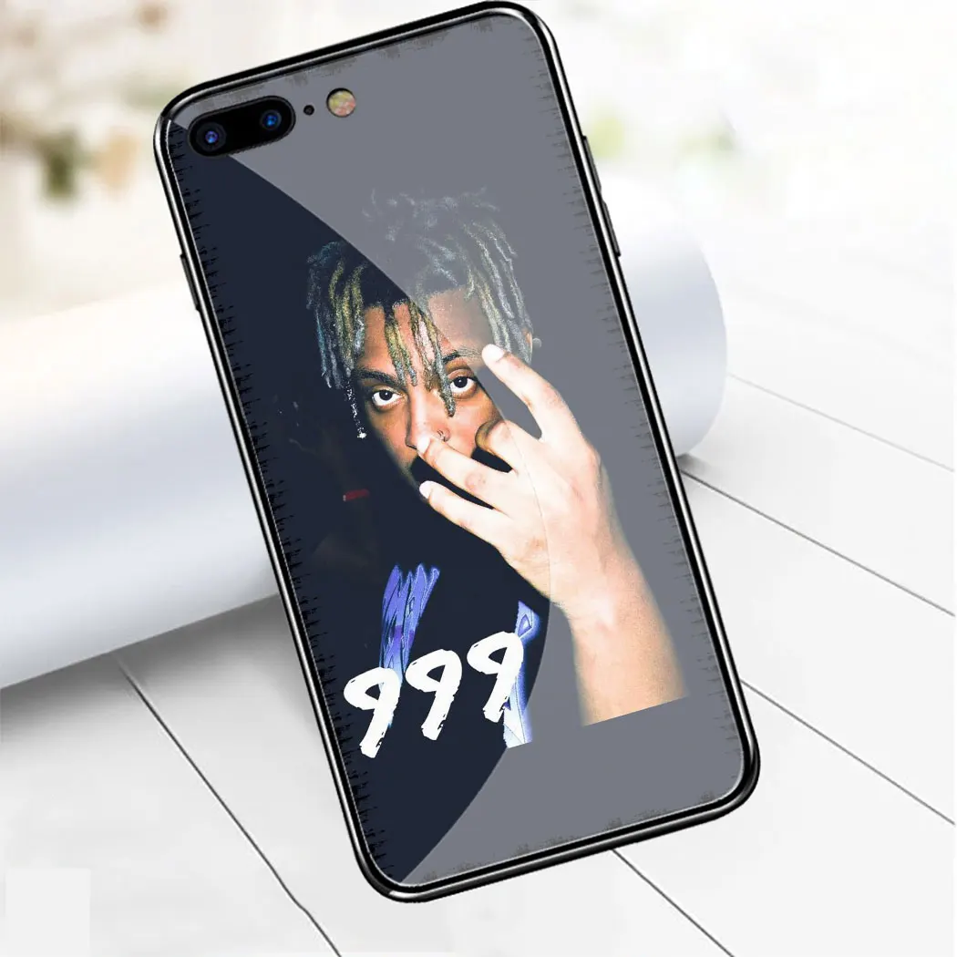 L44 Rapper Juice WRLD чехол из закаленного стекла для iphone 11 Por XS Max XR X 8 7 6 6S Plus 5 5S SE чехол