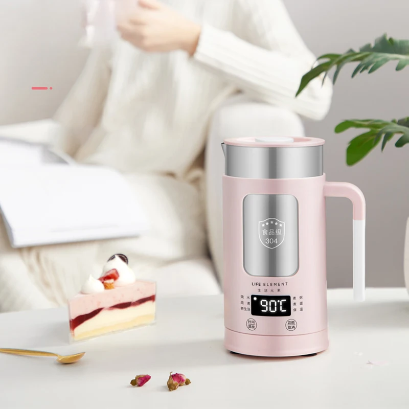 

0.6L Multi-function Electric Kettle Stainless Steel Health Preserving Pot Water Heating Cup Automatic Cooking Teapot 100V-240V