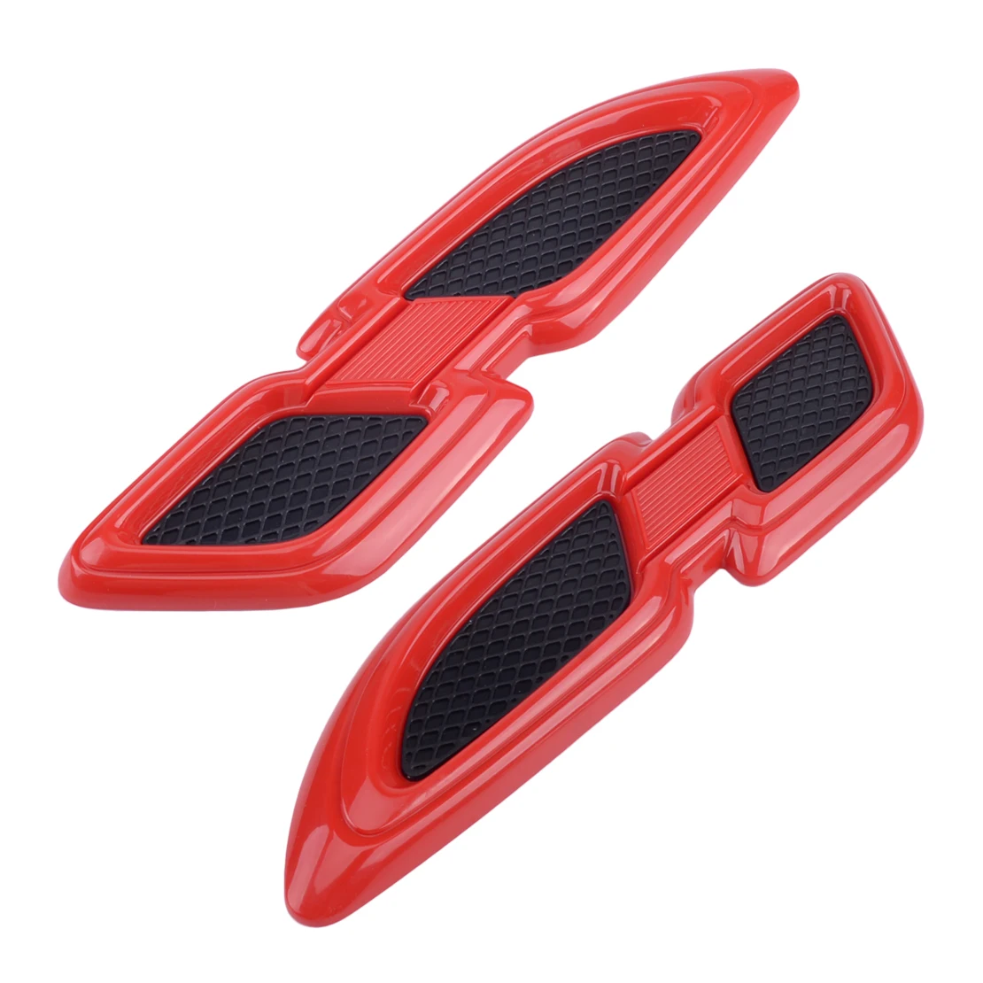 Красный капюшон боковое крыло вентиляционное отверстие впускное покрытие