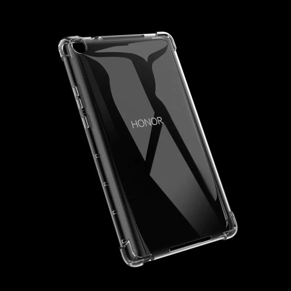 Прозрачный мягкий силиконовый противоударный чехол бампер для Huawei MediaPad Tablet M3 M5 M6