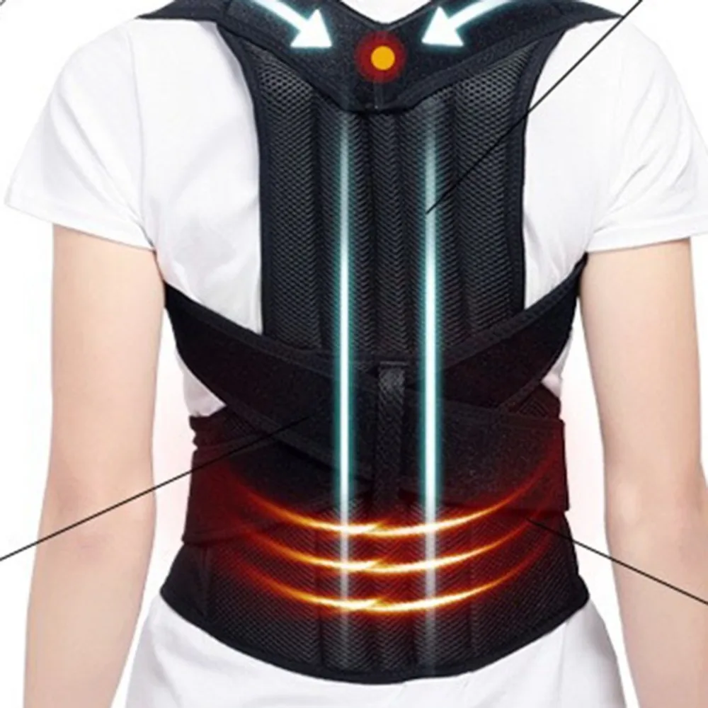 

Humpback Correction Back Brace Spine Back Orthosis Scoliosis Lumbar Support Spinal Curved Orthosis Fixation for Posture Correct