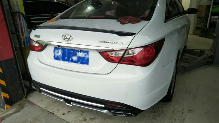 Для Hyundai Sonata 2011 2014 спойлер для украшения багажника автомобиля задний спортивный