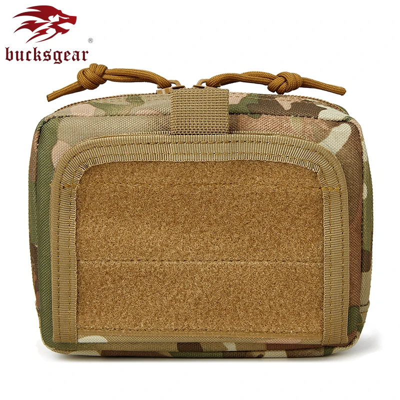 Military Camouflage Map Bag Storage Accessory Pouch On Backpack Vest Army Battlefield Light Weight Bag for Outdoor Hunting