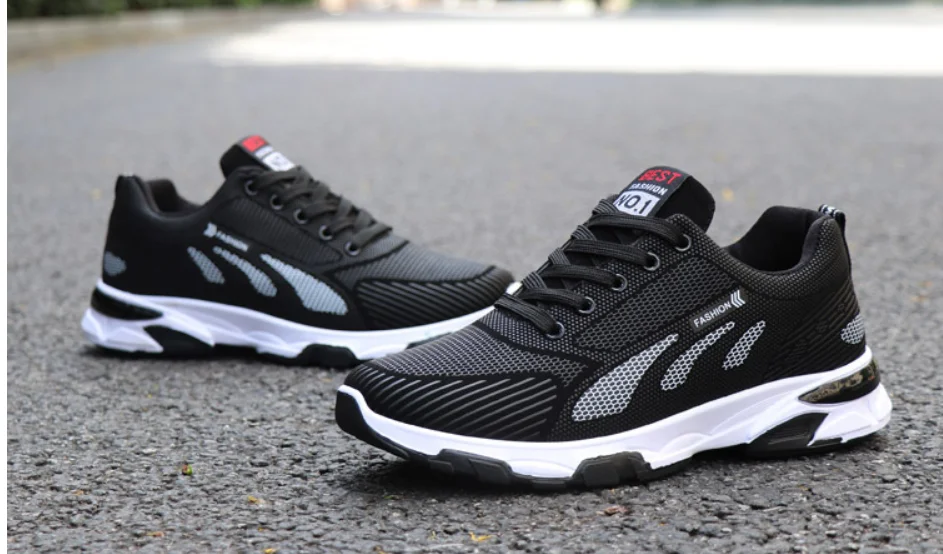 

New Casual Shoes For Men Spring Autumn Lace UP Breathable Mesh Male Shoes High Quality Fashion Sneaker