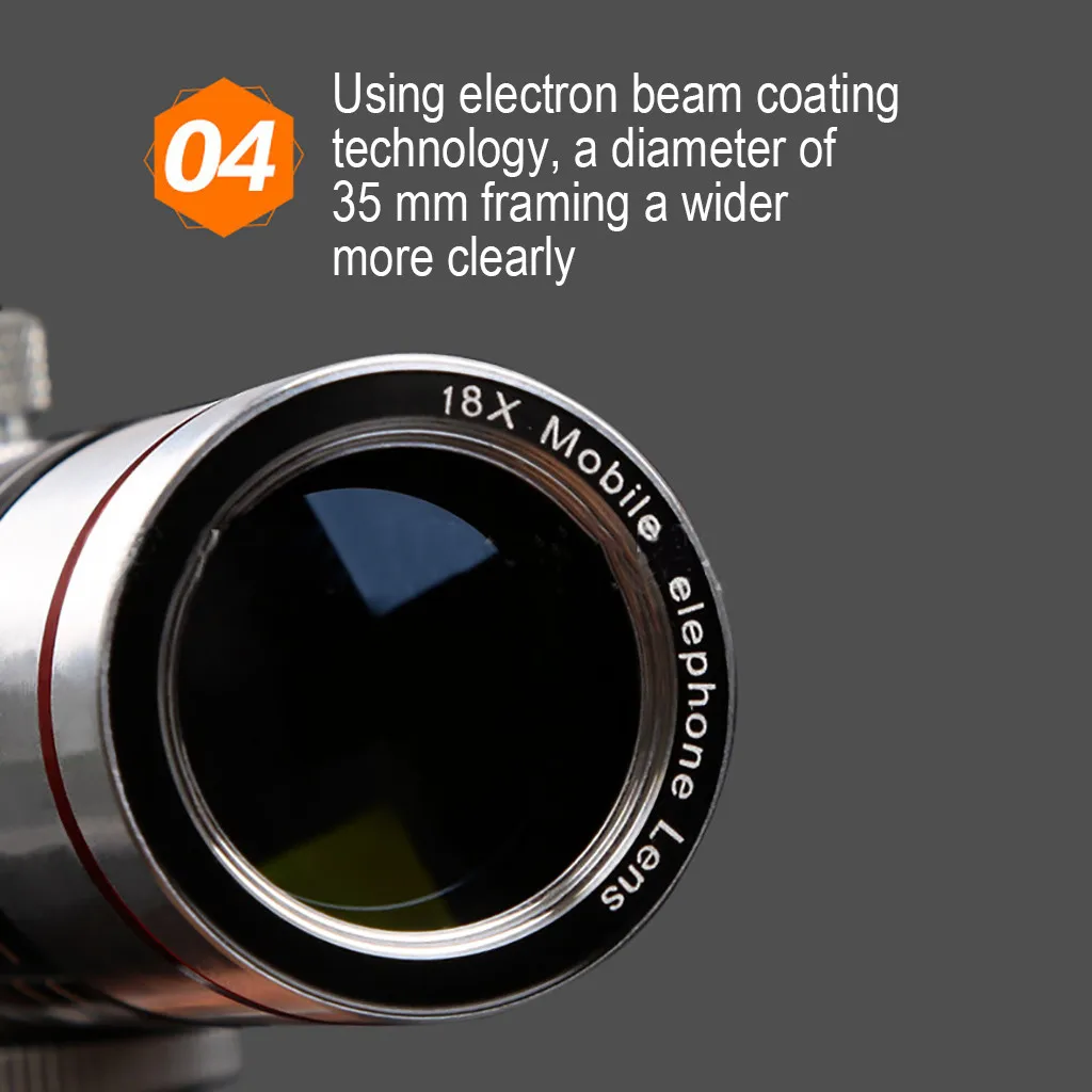 Универсальный телескопический объектив с 18 кратным увеличением|Телескоп и