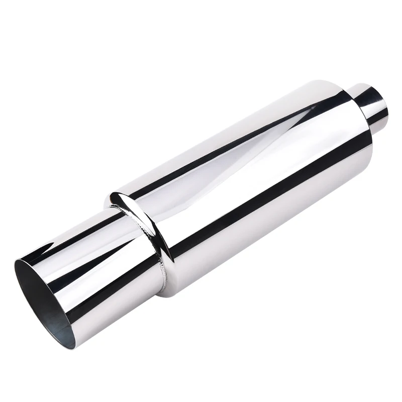 Автомобильный Универсальный глушитель для выхлопных газов нержавеющая сталь 2 5