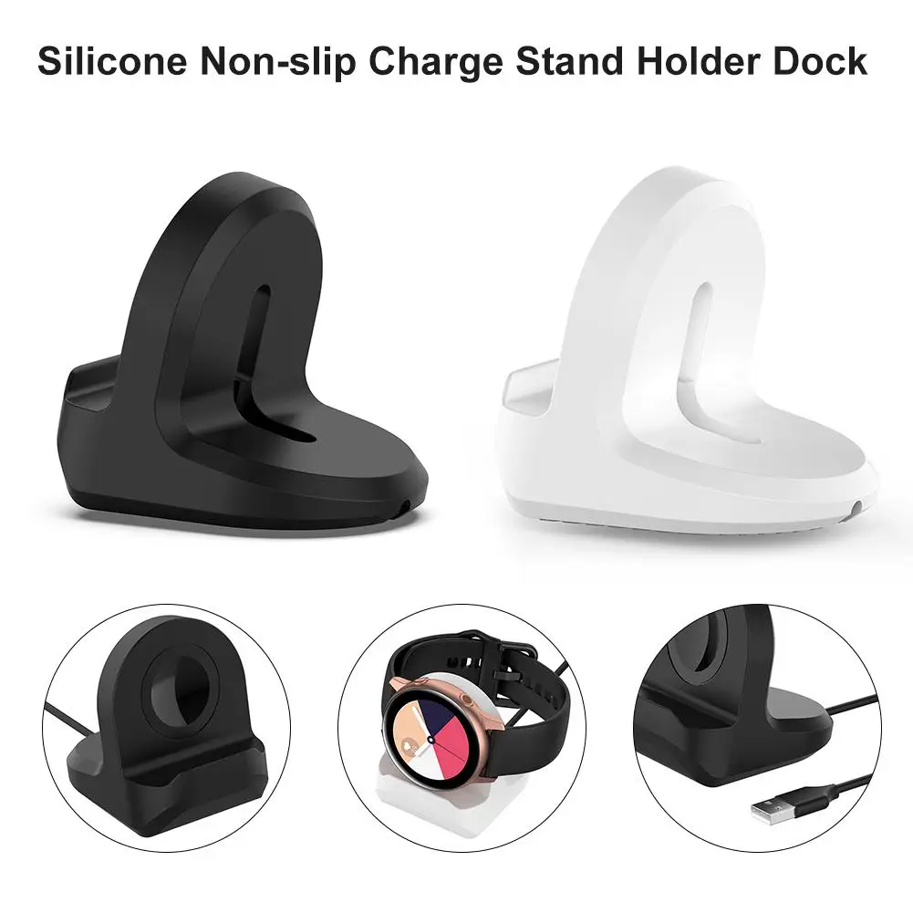 

Smartwatch Smart Watch Charging Holder Charger Conversion Dock Stand Bracket For Samsung Galaxy Watch Active2 40MM Charger Cable