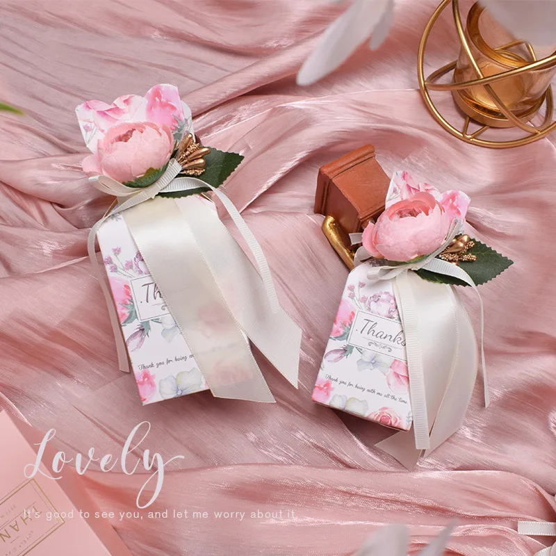 20/50pcs New Marble Wedding Favor and Sweet Gift Bags Candy Dragee Box Baby Shower Birthday Guests Event Party Supplies | Дом и сад