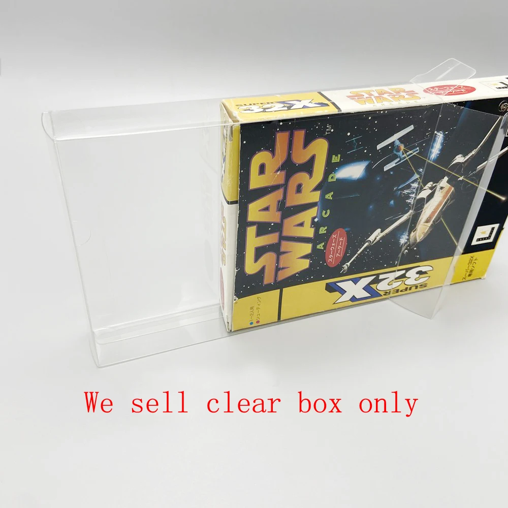 

Прозрачная защитная крышка для SEGA SUPER 32X, 10 шт.