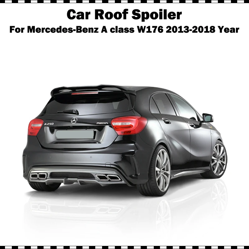 Pecha Стиль FRP задний праймер спойлер антикрыло на крышу для Benz A Class A200 A220 A250 A45 AMG 2013