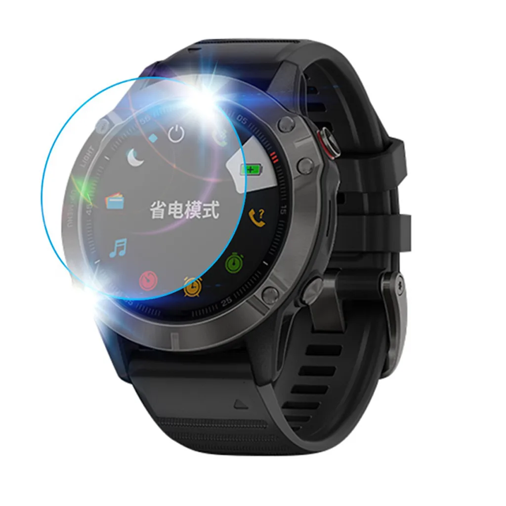 Ouhaobin 5 шт. защитное закаленное стекло для защиты экрана GARMIN FENIX 6 Pro Ультра