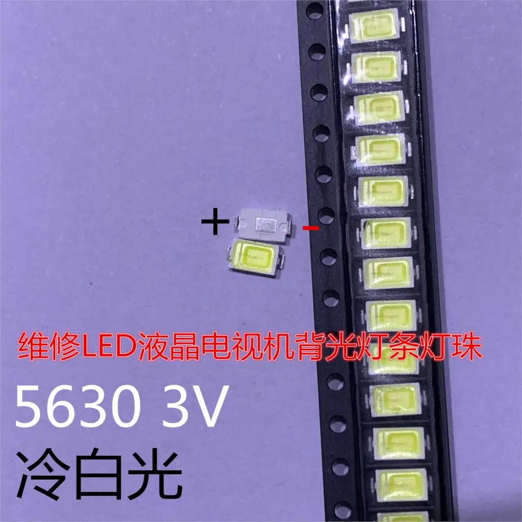 50 шт. SAMSUNG 5630 6030 TV 5730 Светодиодная подсветка 0 5 Вт 3 в холодный белый ЖК дисплей LED