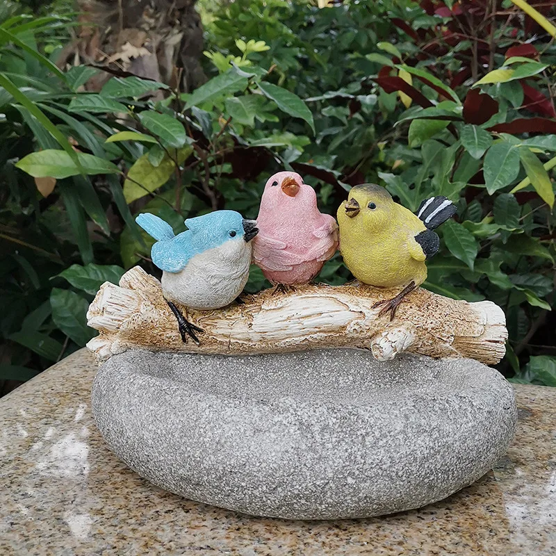 Садовые украшения и орнаменты корзина для птиц на дворе мультяшная организации