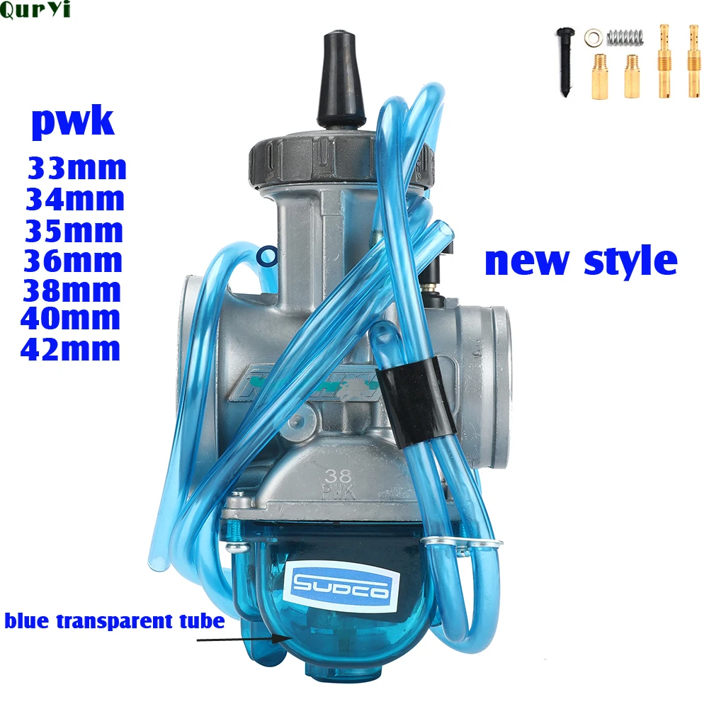 

Карбюратор PWK для мотоцикла, 33, 34, 35, 36, 38, 40, 42 мм, запчасти для Keihin, скутеров, кроссовых мотоциклов, квадроциклов с мощной струей 250-