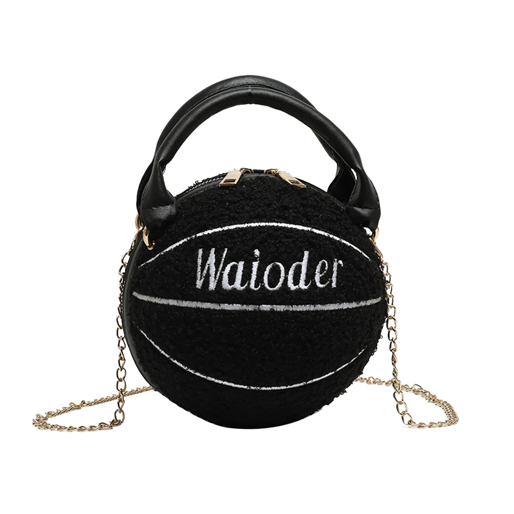 

Популярная простая Женская Повседневная сумка, женская сумка через плечо из искусственной кожи с плюшевой цепочкой, модная уличная Сумка-т...