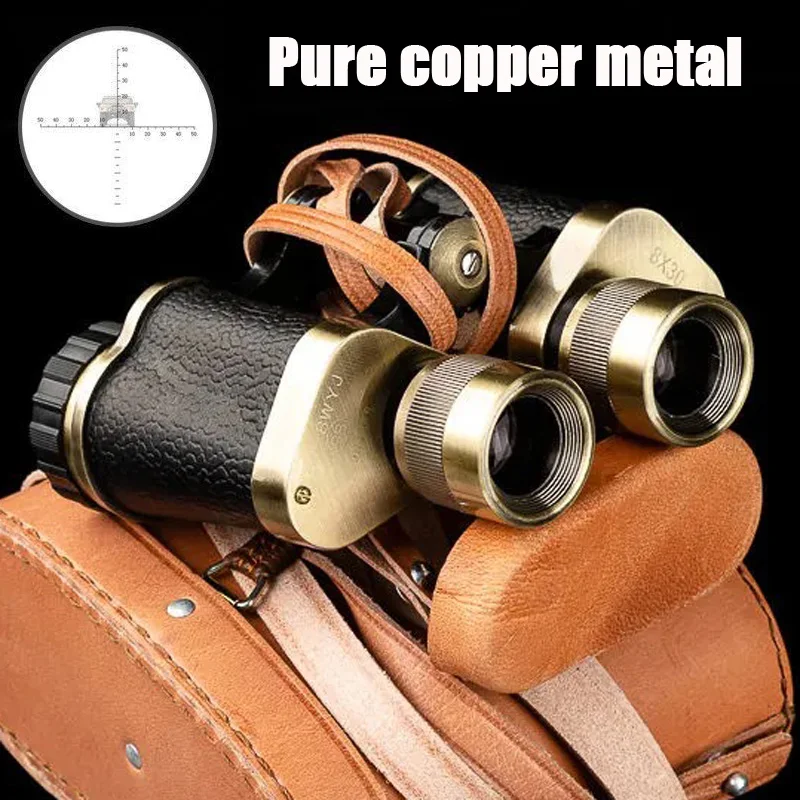 

Powerful Binoculars 8X30 Type 62 Pure Copper BAK4-Prism Telescope Full Optical Material Monocular Lll Night Vision For Hunting