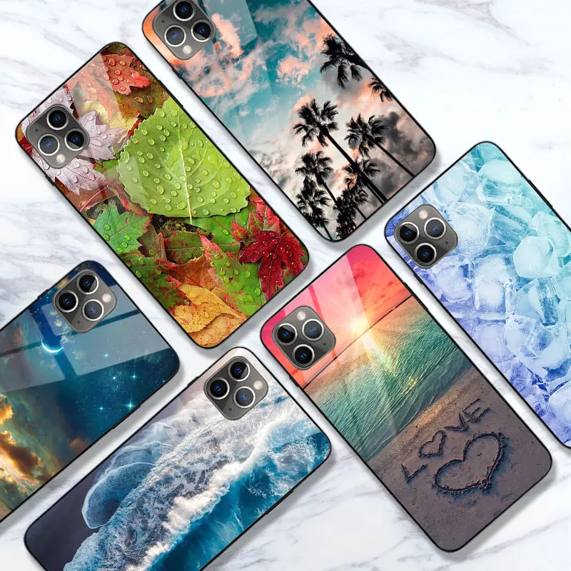 Глянцевый твердый пластиковый чехол для iPhone 11 PRO MAX XS X 7 Plus 8 6 6S 5 | Мобильные