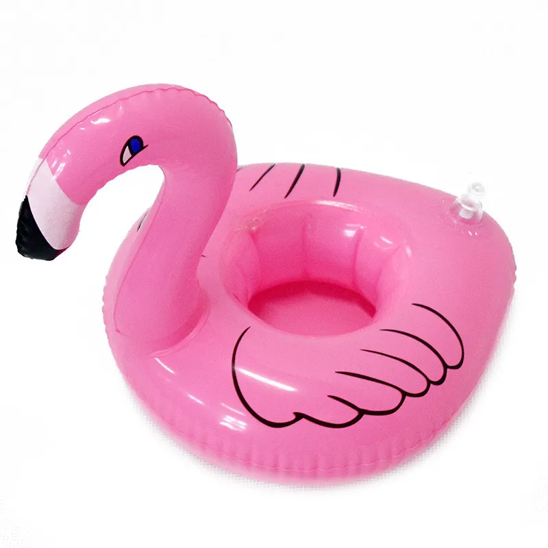 Large Outdoor Inflatable Recreation Flamingo Cup Holder Thicken PVC Anti-blasting Green Water Party Decorations Carnival Toys | Игрушки и