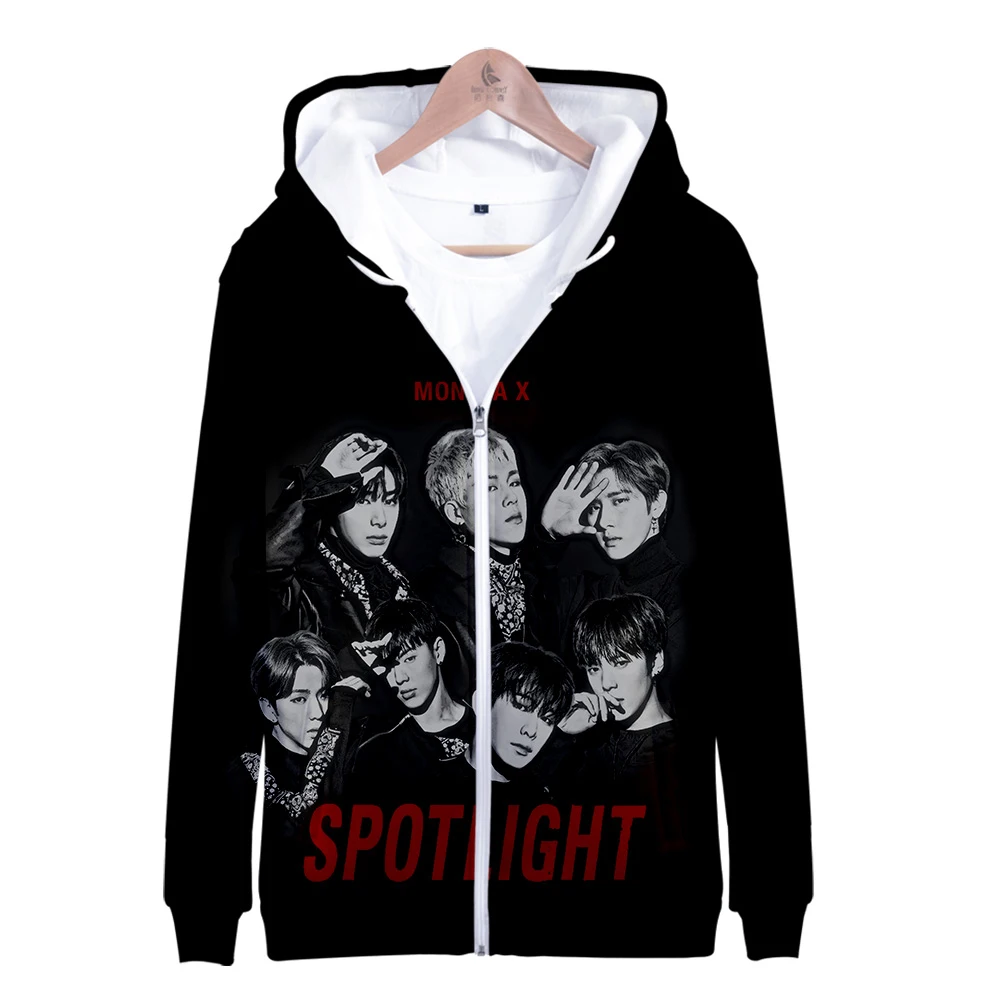 MONSTA X/толстовки с 3D принтом толстовки для мужчин женщин и детей