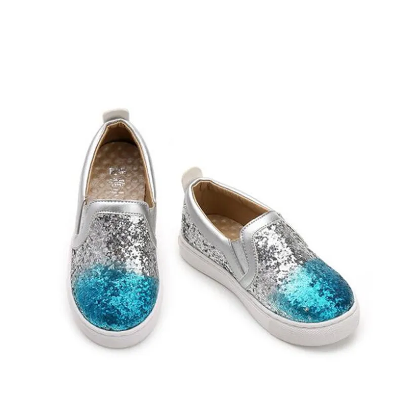 Weoneit/модная детская обувь для девочек Повседневная спортивная с блестками