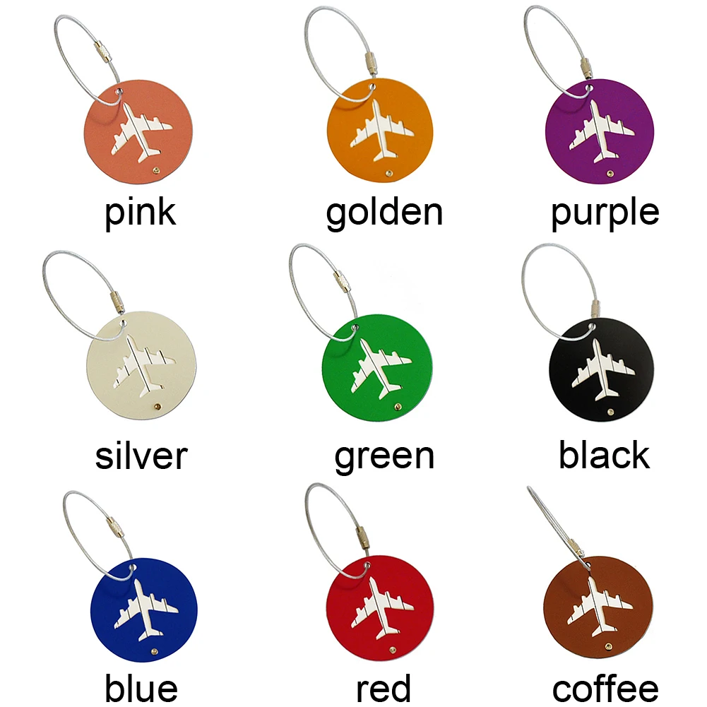 Металлические фанки для багажа этикетки ремни чемодан имя адрес ярлыки багажные