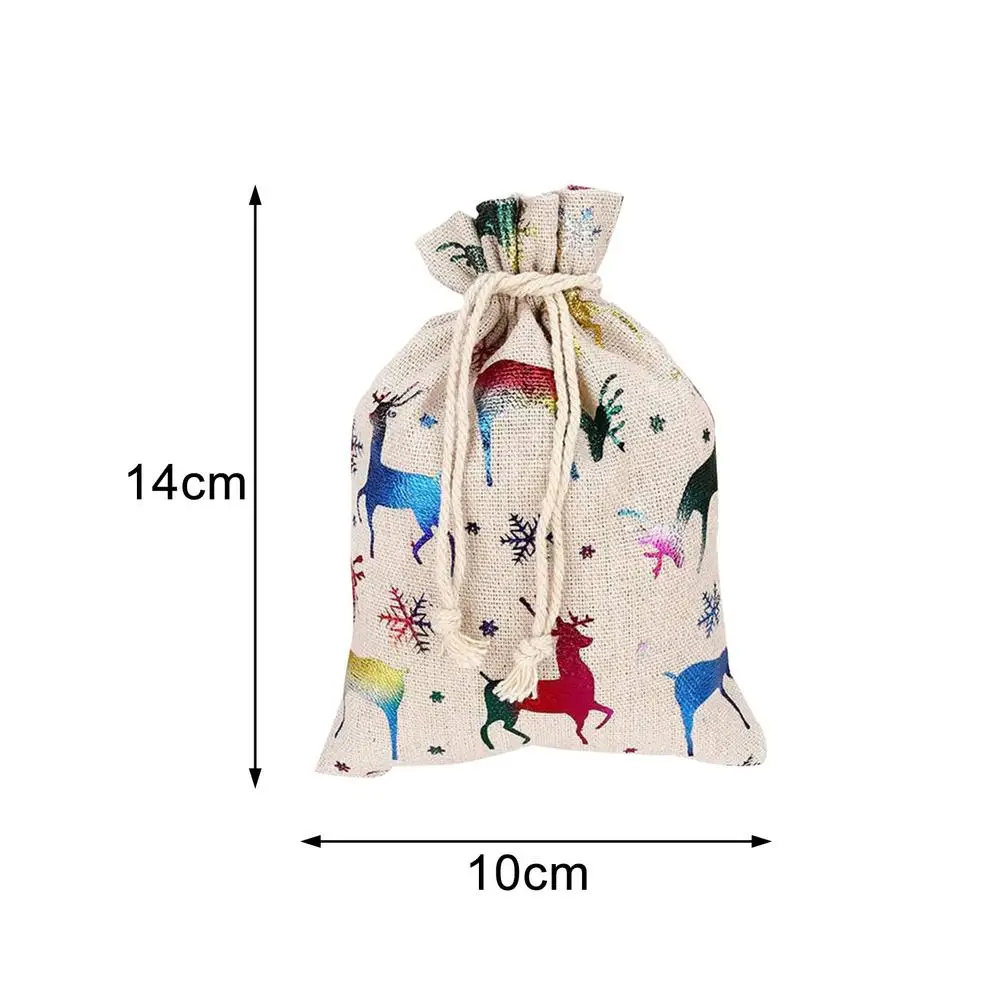 DIY цифры мешок рождественских приключений украшение для календаря