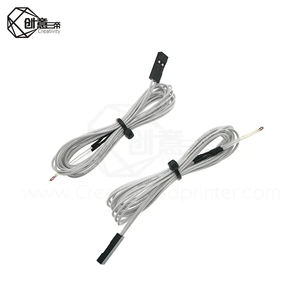 100K Ohm NTC 3950 Термисторы датчик температуры с кабелем Dupont Head для Reprap Mendel MK2A MK2B