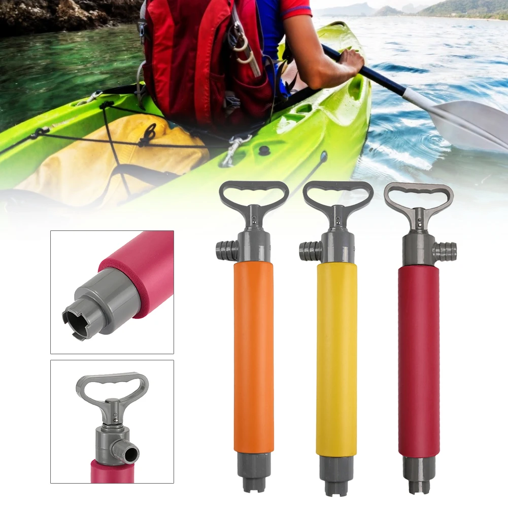 

Kayak Rescue Bilge Hand Pump 46cm Canoe Floating Plastic Hand Pump for Emergency Survival Rescues Boat Kayak Water Accessories